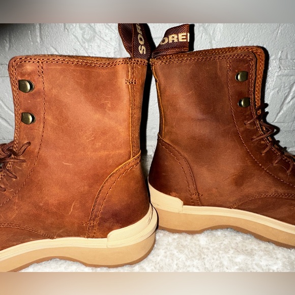 Sorel Tan Lace-Up Boots - Picture 10 of 12